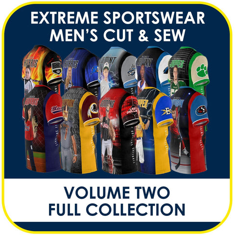02 - Volume 2 - Men's Cut & Sew Extreme Sportswear Collection-Photoshop Template - PSMGraphix