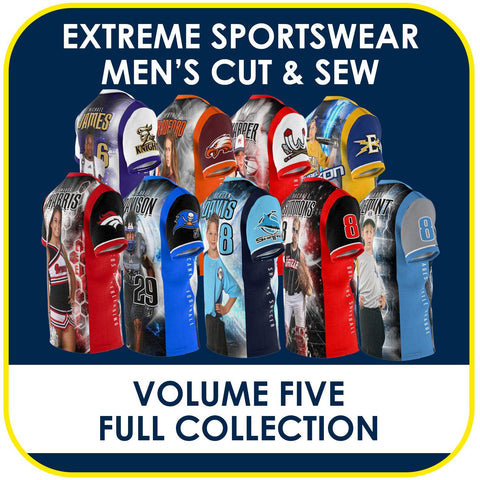 05 - Volume 5 - Men's Cut & Sew Extreme Sportswear Collection-Photoshop Template - PSMGraphix