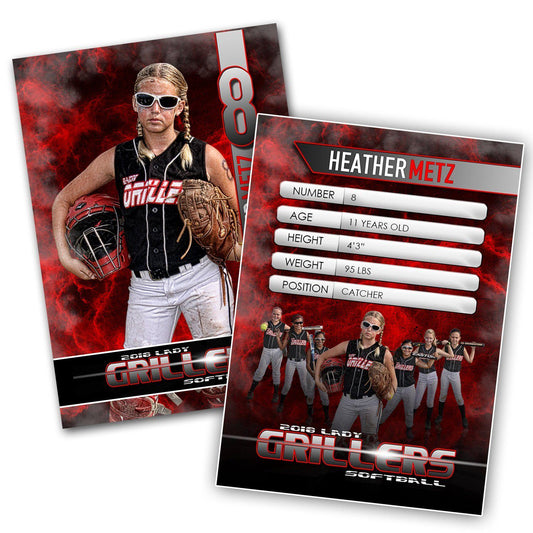 Cinema Series - Perfect Storm - Extraction Trading Card Template-Photoshop Template - Photo Solutions