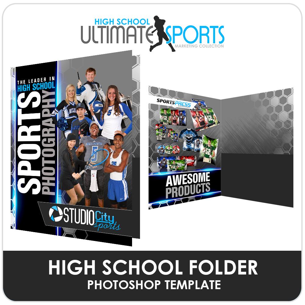 League Folder - Ultimate High School Sports Marketing Templates-Photoshop Template - Photo Solutions