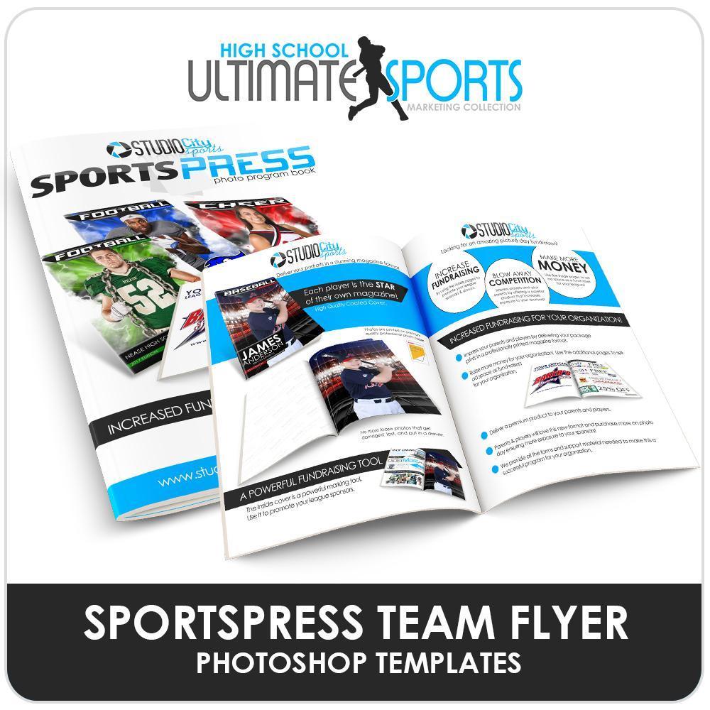03 High School Sports Marketing - STARTER KIT-Photoshop Template - Photo Solutions