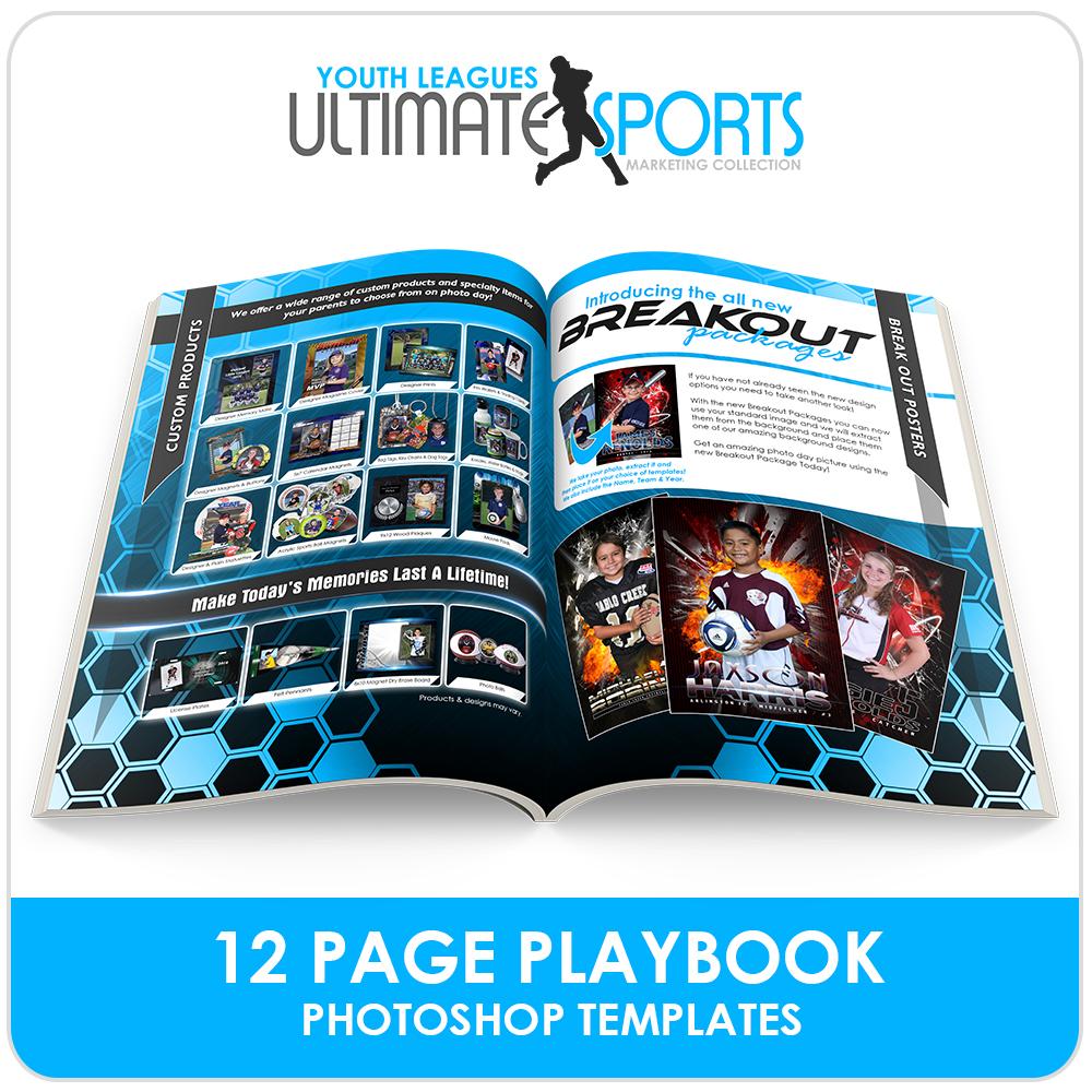 Youth Sports Playbook - Ultimate Youth Sports Marketing Templates-Photoshop Template - Photo Solutions