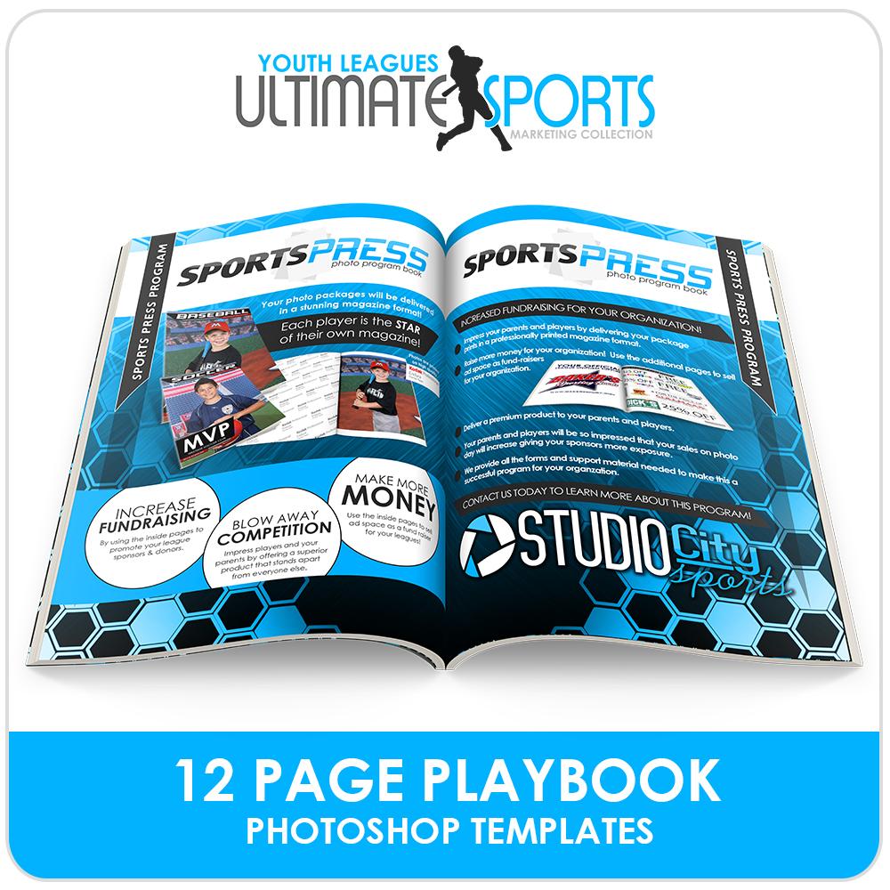 Youth Sports Playbook - Ultimate Youth Sports Marketing Templates-Photoshop Template - Photo Solutions