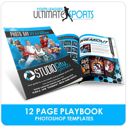 Youth Sports Playbook - Ultimate Youth Sports Marketing Templates-Photoshop Template - Photo Solutions