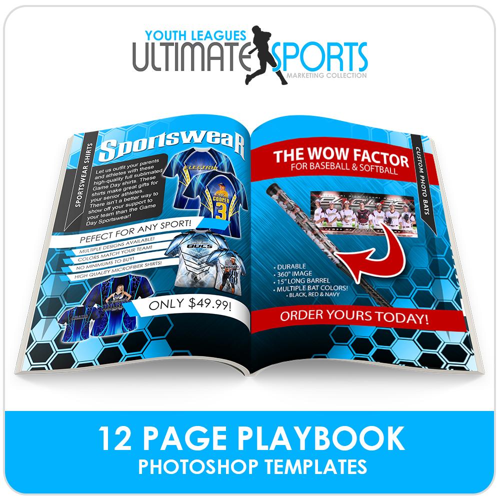 Youth Sports Playbook - Ultimate Youth Sports Marketing Templates-Photoshop Template - Photo Solutions