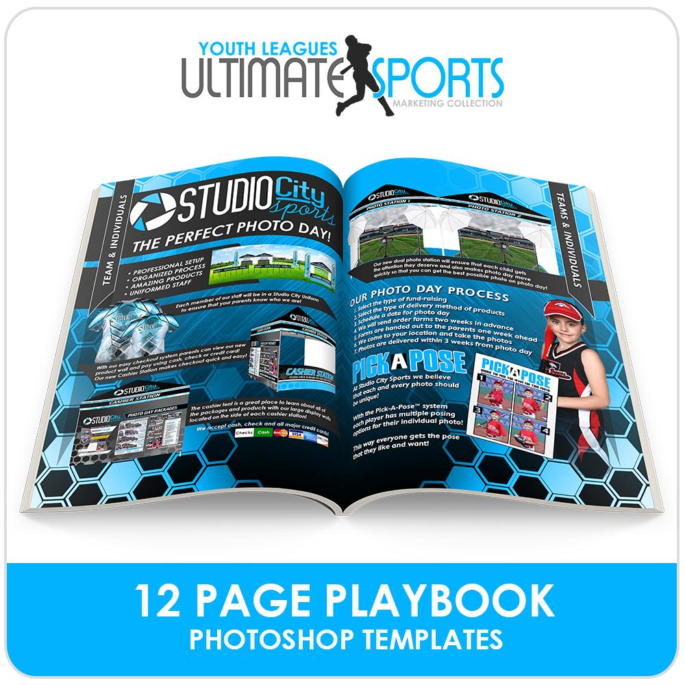 Youth Sports Playbook - Ultimate Youth Sports Marketing Templates-Photoshop Template - Photo Solutions