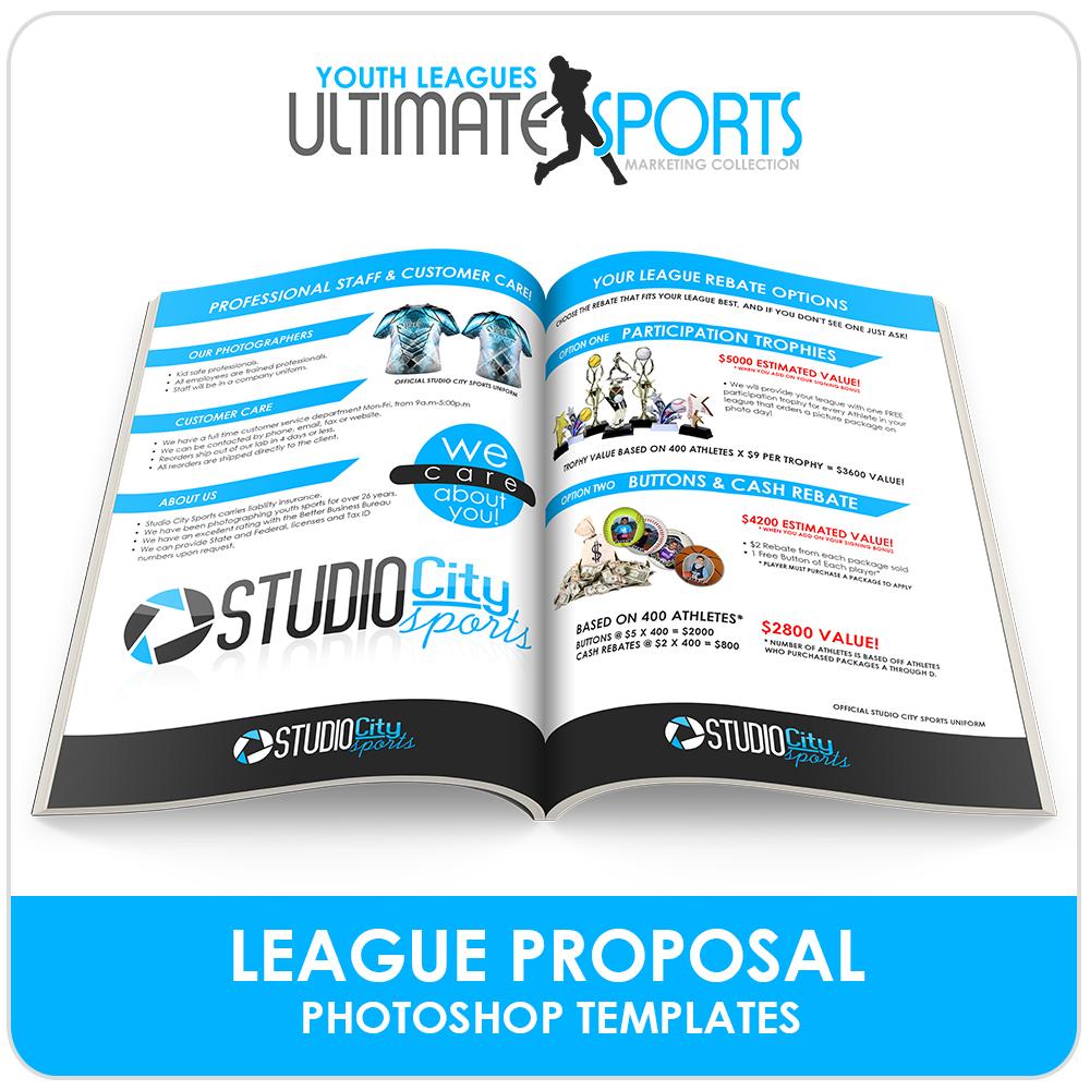 Youth League Proposal & Contract - Ultimate Youth Sports Marketing Templates-Photoshop Template - Photo Solutions