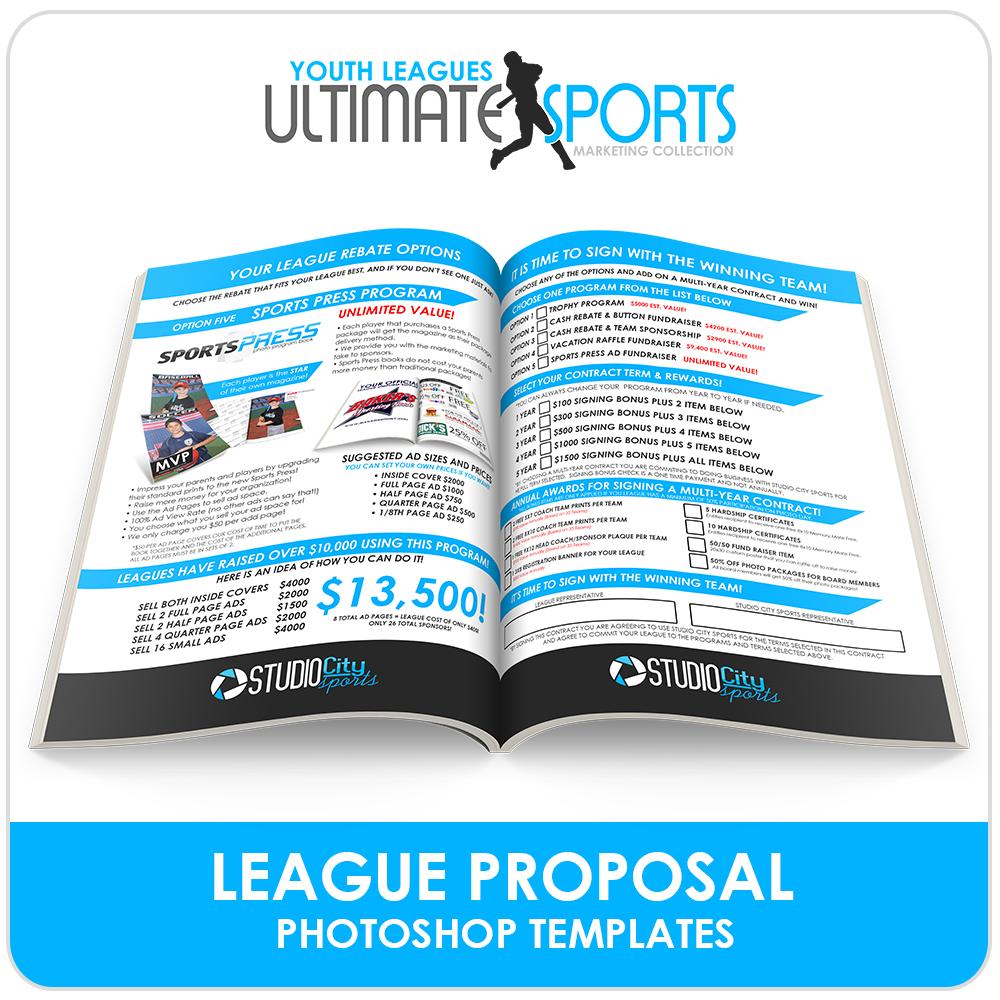 Youth League Proposal & Contract - Ultimate Youth Sports Marketing Templates-Photoshop Template - Photo Solutions