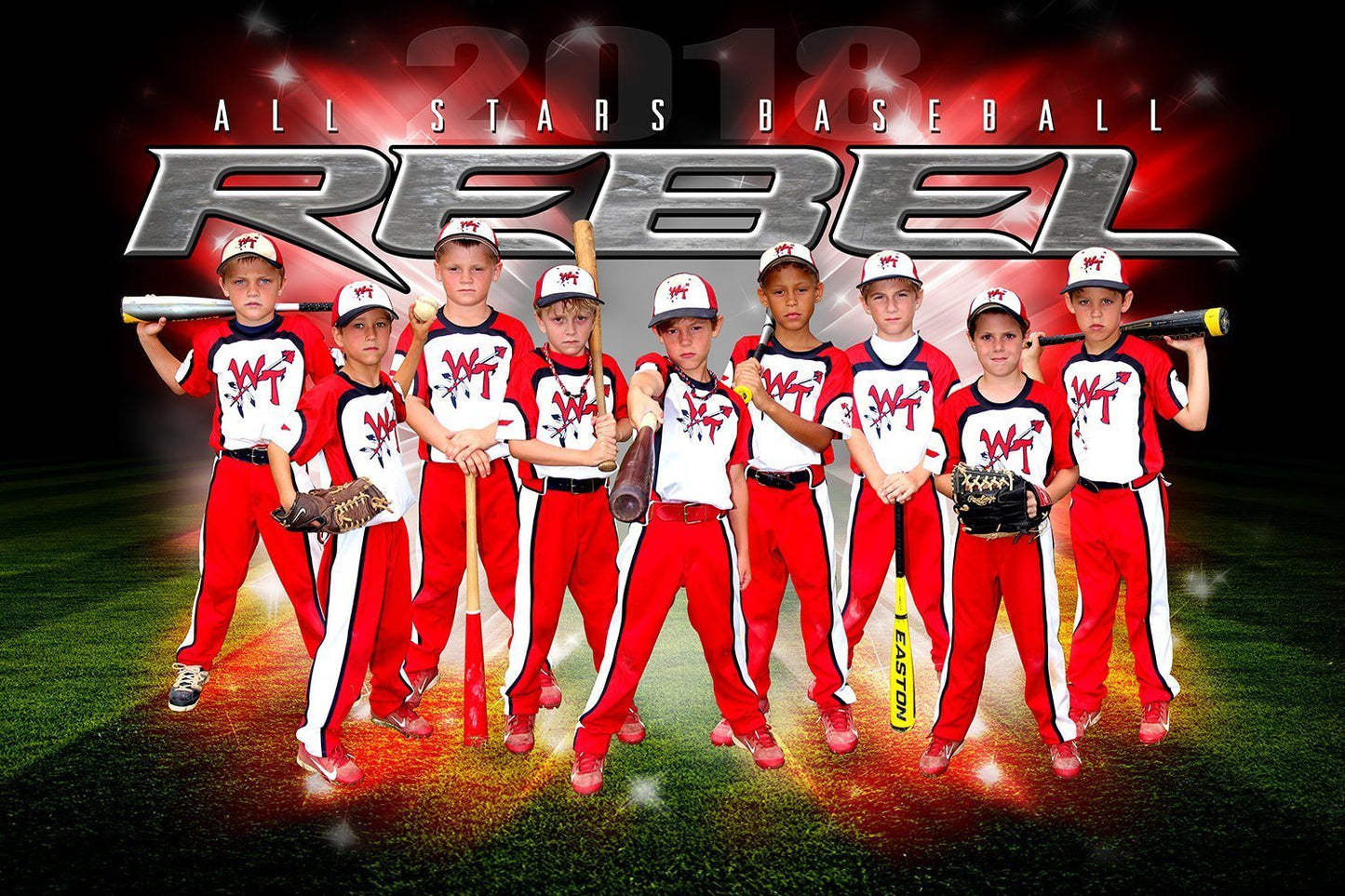 REBEL - NEXT Series - Team Poster/Banner HT-Photoshop Template - Photo Solutions