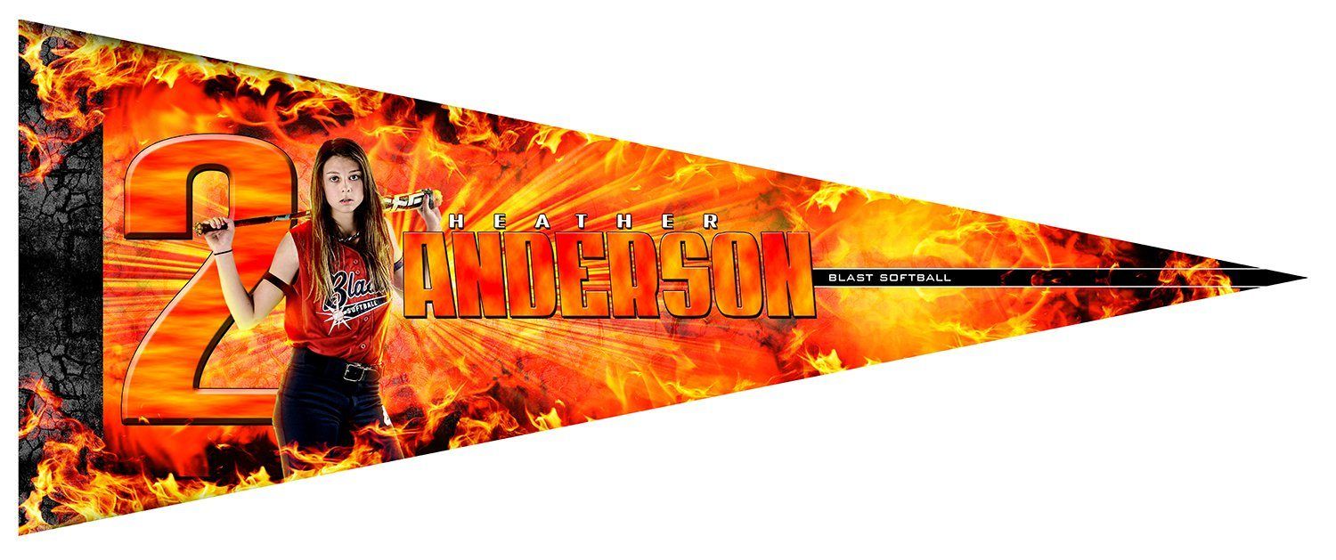 Blaze v.2 - Pennant-Photoshop Template - Photo Solutions