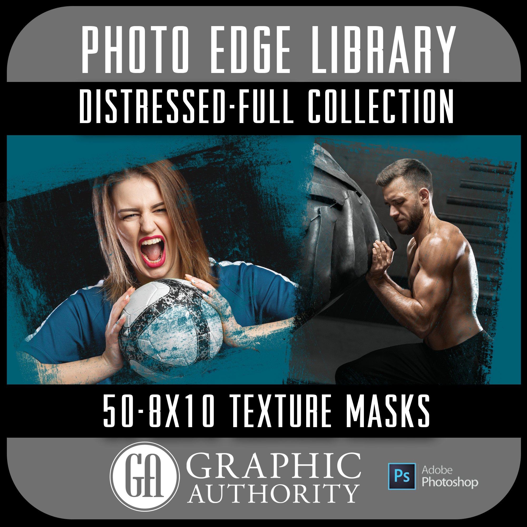 Distessed Edges Photo Edge Library - Distressed Edges 8x10 - Full Collection – PSMGraphix