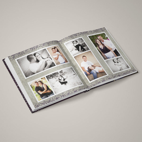 Romance - Classic Love Story - 12x24 - Album Spreads-Photoshop Template - Graphic Authority