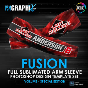 Fusion - Special Edition - Arm Sleeve Photoshop Template-Photoshop Template - PSMGraphix
