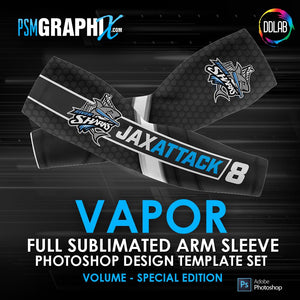 Vapor - Special Edition - Arm Sleeve Photoshop Template-Photoshop Template - PSMGraphix