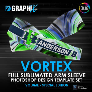 Vortex - Special Edition - Arm Sleeve Photoshop Template-Photoshop Template - PSMGraphix