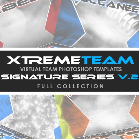 07 - Xtreme Team - V2 Signature Series - Full Photoshop Template Collection-Photoshop Template - Photo Solutions