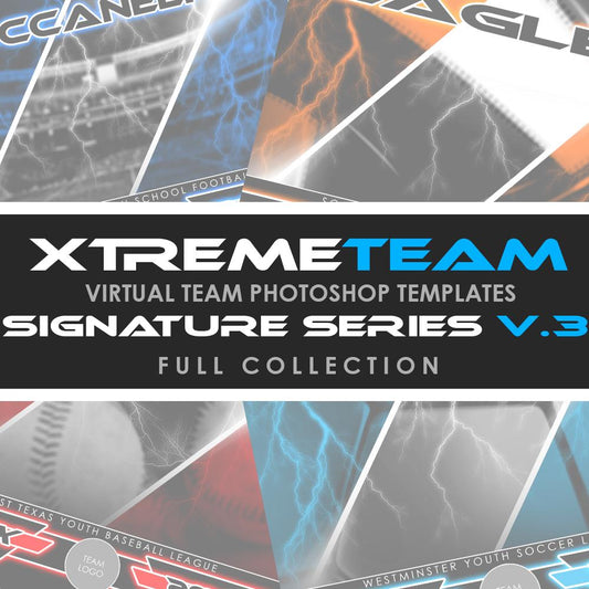 08 - Xtreme Team - V3 Signature Series - Full Photoshop Template Collection-Photoshop Template - Photo Solutions