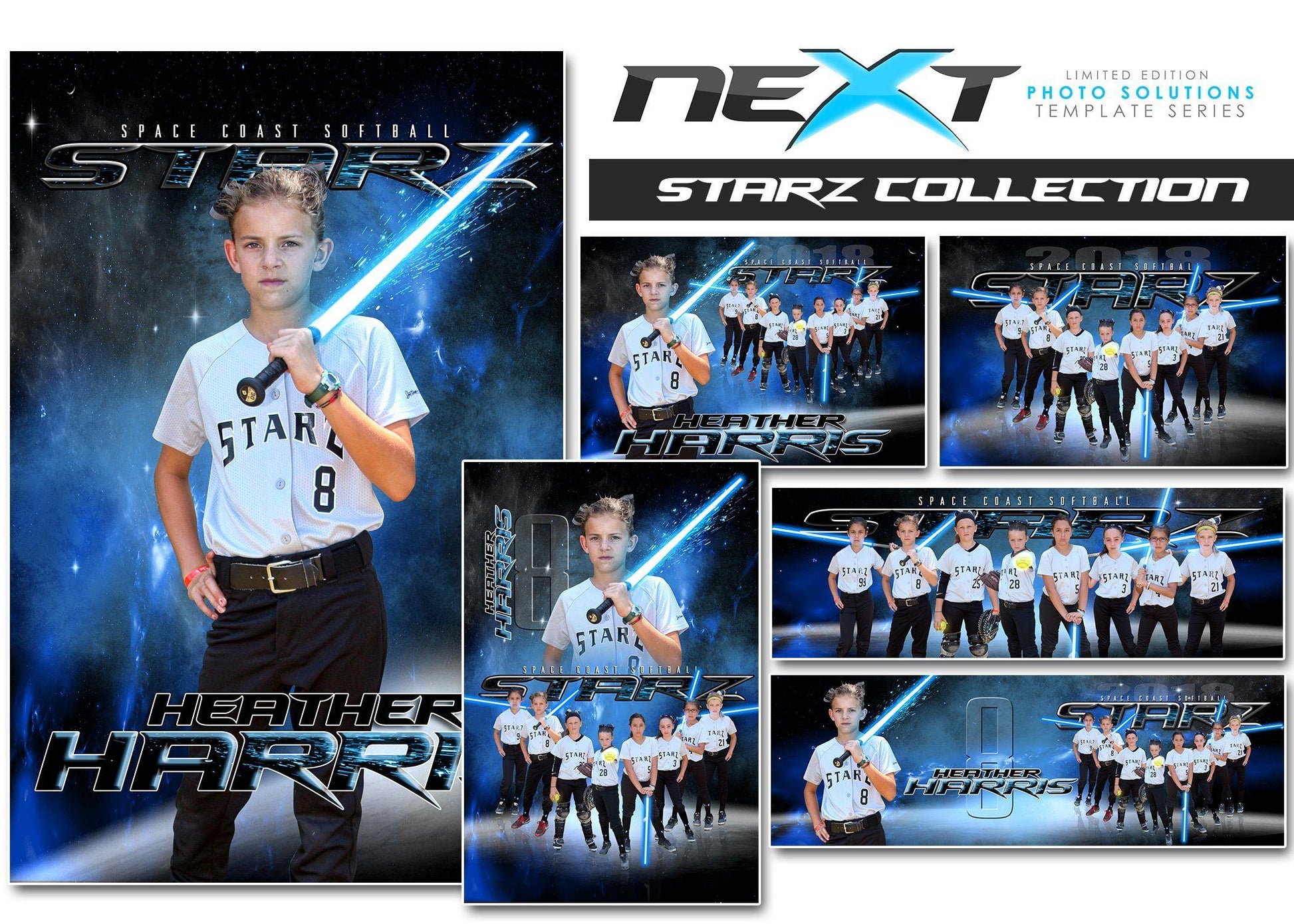 01 Full Set - STARZ Collection-Photoshop Template - Photo Solutions