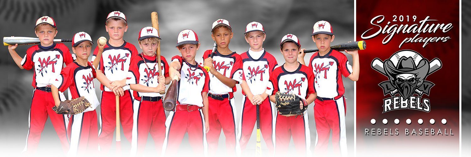 Baseball - v.1 - Signature Player - Team Panoramic-Photoshop Template - Photo Solutions