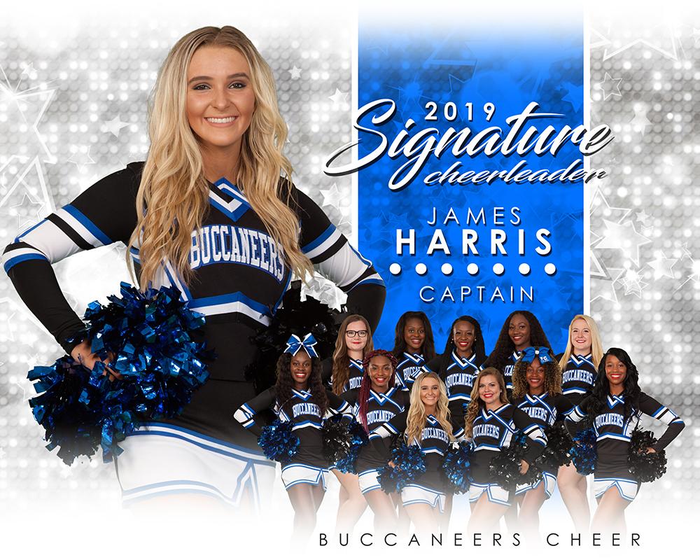 Cheer - v.1 - Signature Player - H T&I Poster/Banner-Photoshop Template - Photo Solutions
