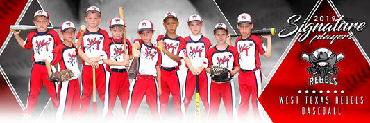Baseball - v.2 - Signature Player - Team Panoramic-Photoshop Template - Photo Solutions