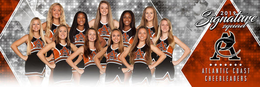Cheer - v.2 - Signature Player - Team Panoramic-Photoshop Template - Photo Solutions