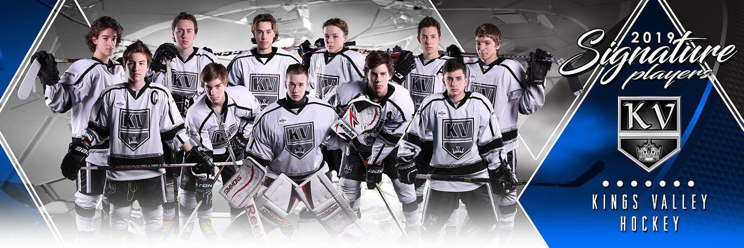 Hockey - v.2 - Signature Player - Team Panoramic-Photoshop Template - Photo Solutions