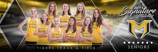 Track & Field - v.2 - Signature Player - Team Panoramic-Photoshop Template - Photo Solutions