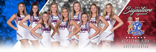 Cheer - v.3 - Signature Player - Team Panoramic-Photoshop Template - Photo Solutions