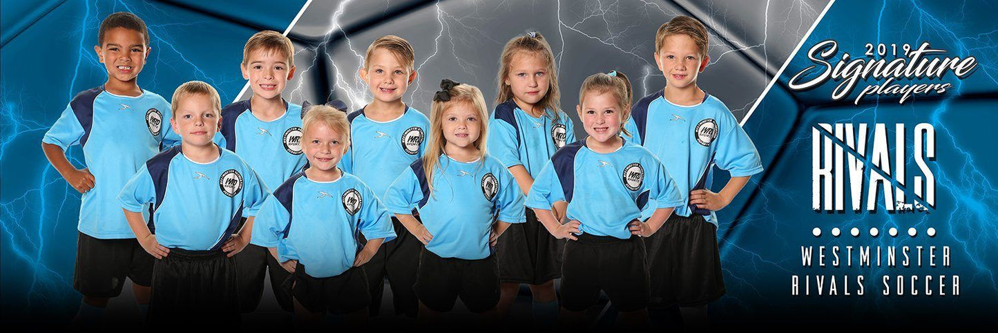 Soccer - v.3 - Signature Player - Team Panoramic-Photoshop Template - Photo Solutions