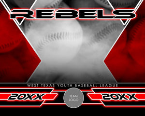 Baseball - Signature Series v.2 - Xtreme Team Photoshop Template-Photoshop Template - Photo Solutions