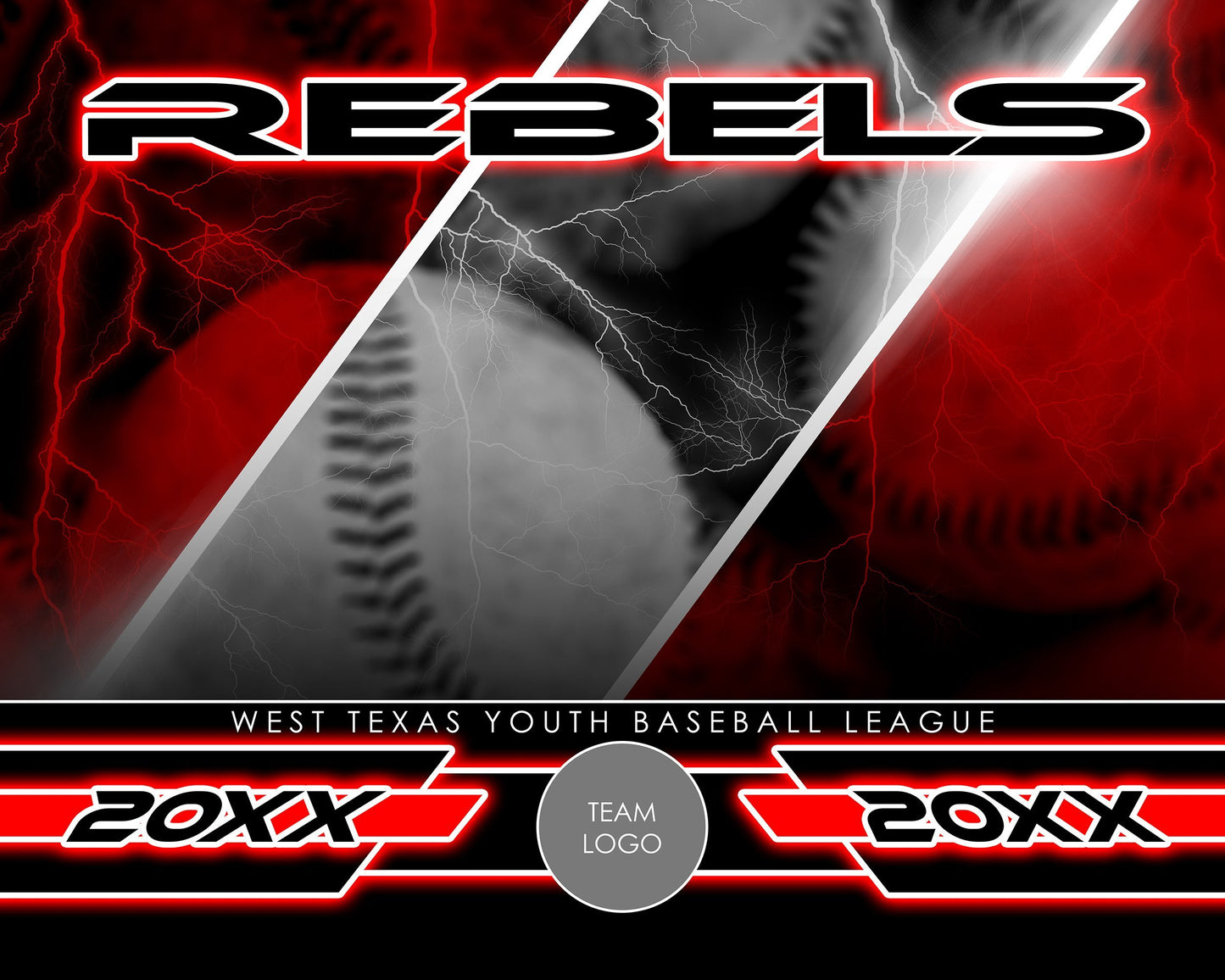 Baseball - Signature Series v.3 - Xtreme Team Photoshop Template-Photoshop Template - Photo Solutions
