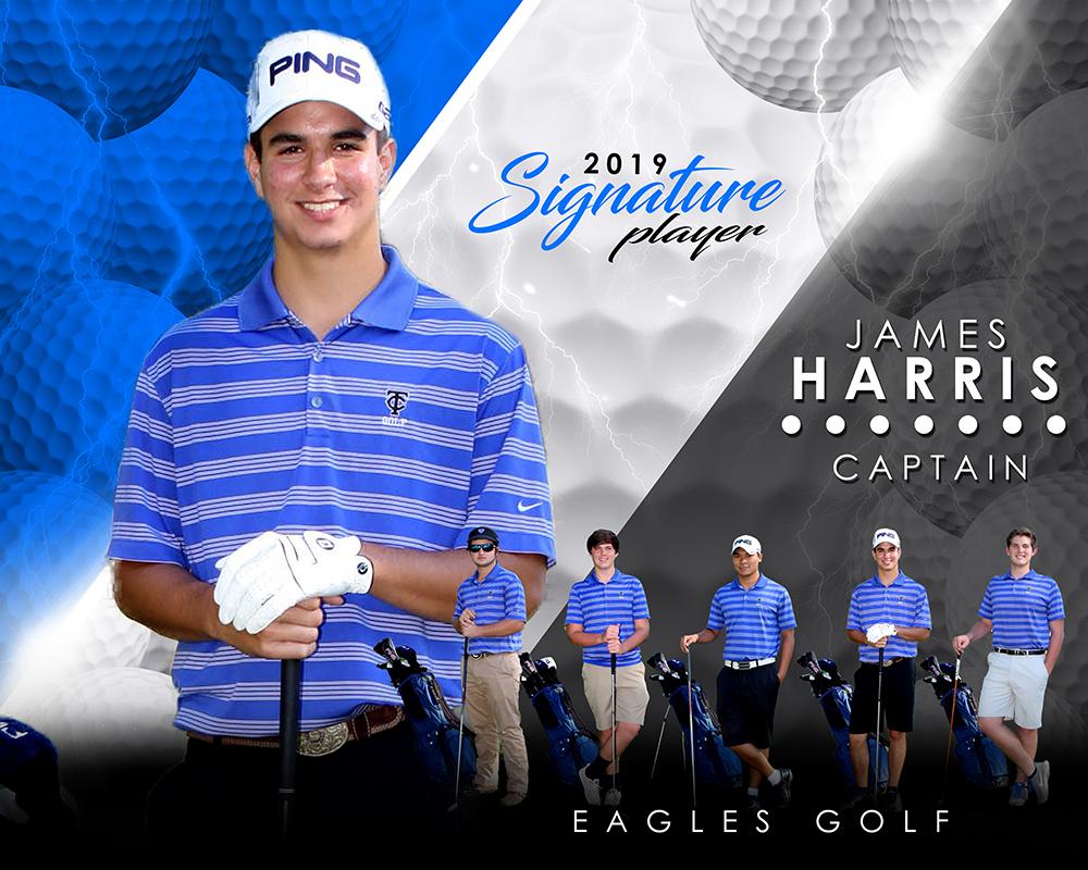 Golf- v.3 - Signature Player - H T&I Poster/Banner-Photoshop Template - Photo Solutions