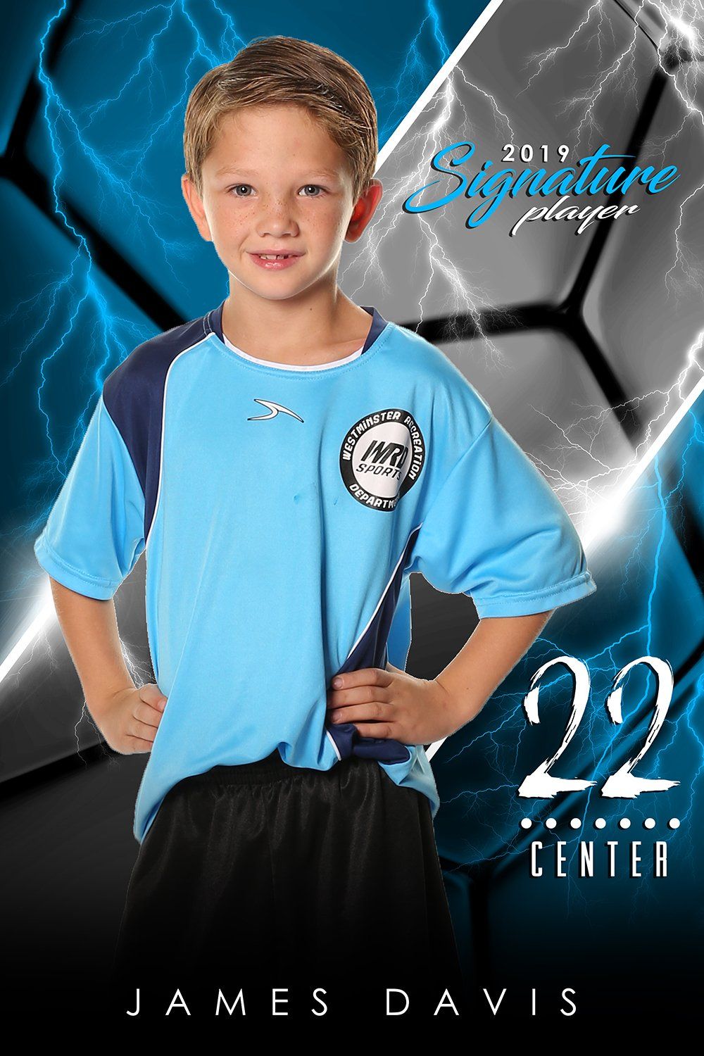 Soccer - v.3 - Signature Player - V Poster/Banner-Photoshop Template - Photo Solutions