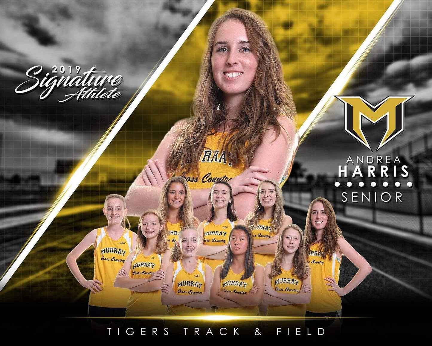 Track & Field - v.3 - Signature Player - H T&I Poster/Banner-Photoshop Template - Photo Solutions