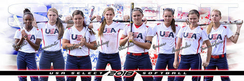 Patriot - Signature Series - Team Panoramic-Photoshop Template - Photo Solutions