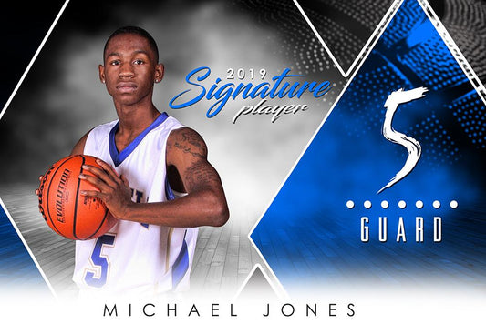 Basketball - v.2 - Signature Player - H-Photoshop Template - Photo Solutions