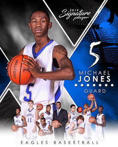 Basketball - v.2 - Signature Player - V T&I Poster/Banner-Photoshop Template - Photo Solutions