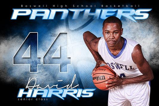 Basketball Next Level - Signature Series - Player Banner & Poster Template H-Photoshop Template - Photo Solutions