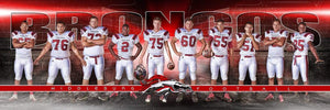 Tunnel Night Game - Signature Series - Team Panoramic-Photoshop Template - Photo Solutions
