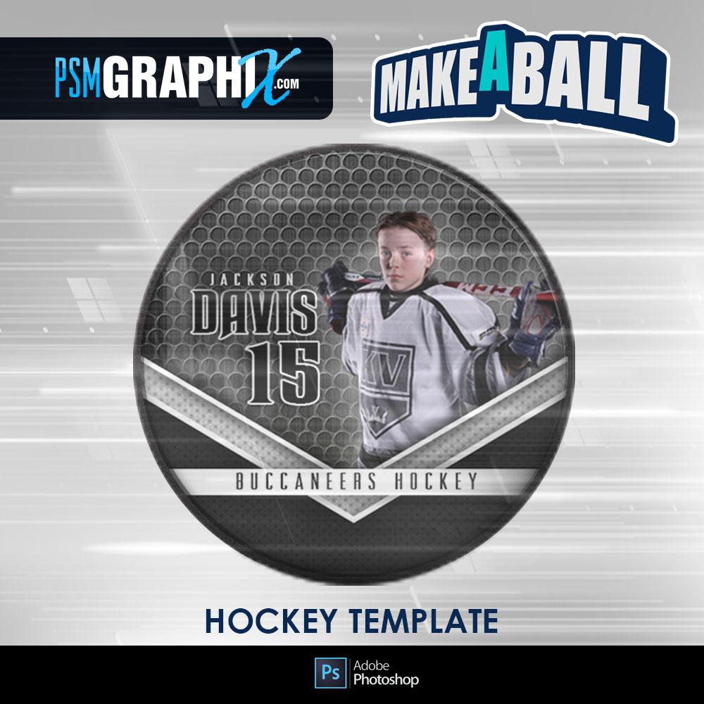 Smokescreen - V.1 - Hockey Puck - Make-A-Ball Photoshop Template-Photoshop Template - PSMGraphix