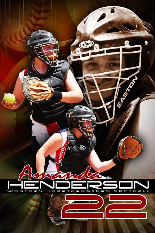 Softball v.5 - Action Extraction Poster/Banner-Photoshop Template - Photo Solutions