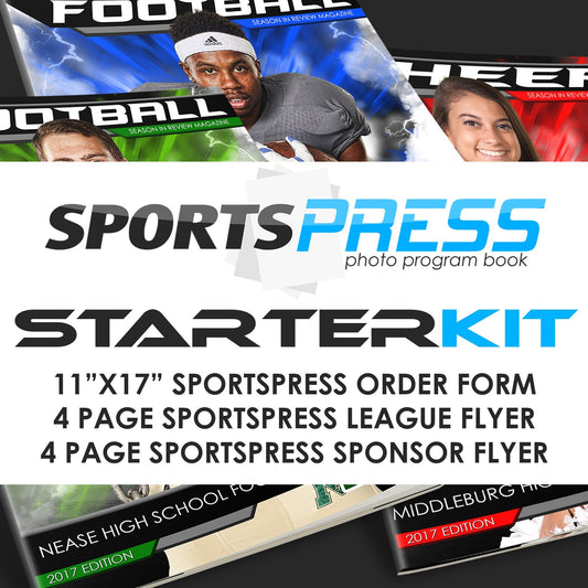 01 SPORTSPRESS Starter Kit - Youth League Sports-Photoshop Template - Photo Solutions