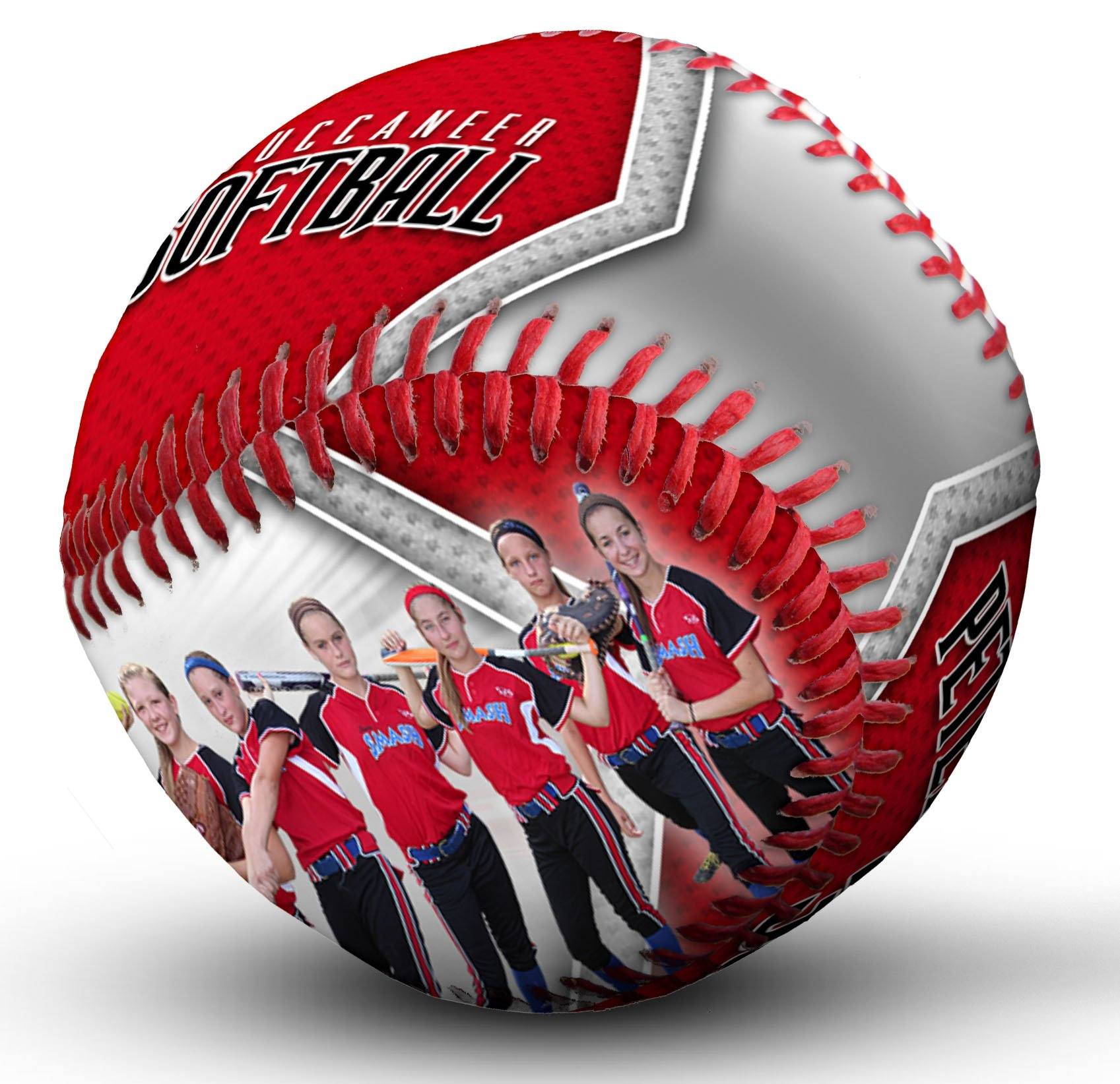 Superstar - V.1 - Softball - Make-A-Ball Photoshop Template-Photoshop Template - PSMGraphix
