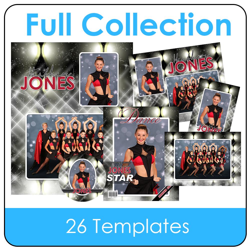 Sparkle - Stage Series - T&I - Full Drop In Collection-Photoshop Template - Photo Solutions