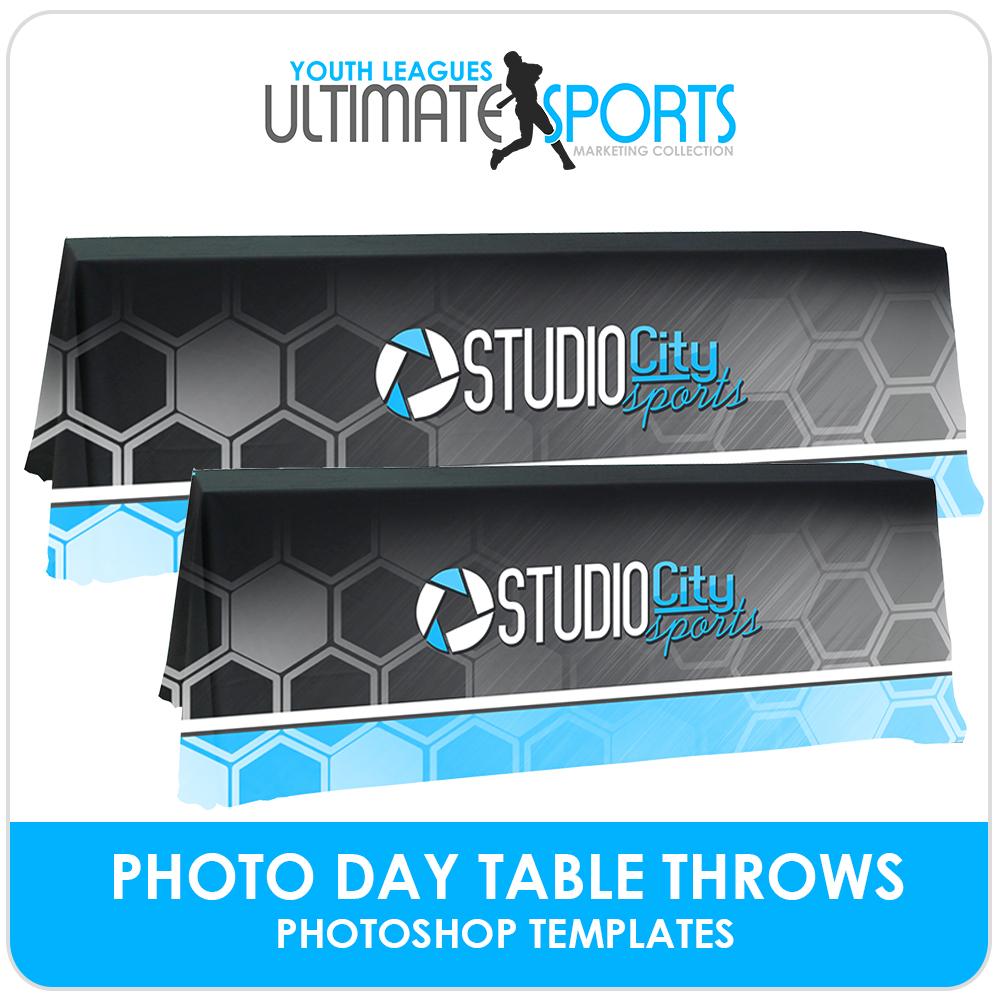 Table Throws - Ultimate Youth Sports Marketing Templates-Photoshop Template - Photo Solutions