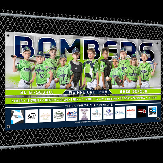 Tech Blast - Cinema Series - 4'x8' Team Field Banner-Photoshop Template - PSMGraphix