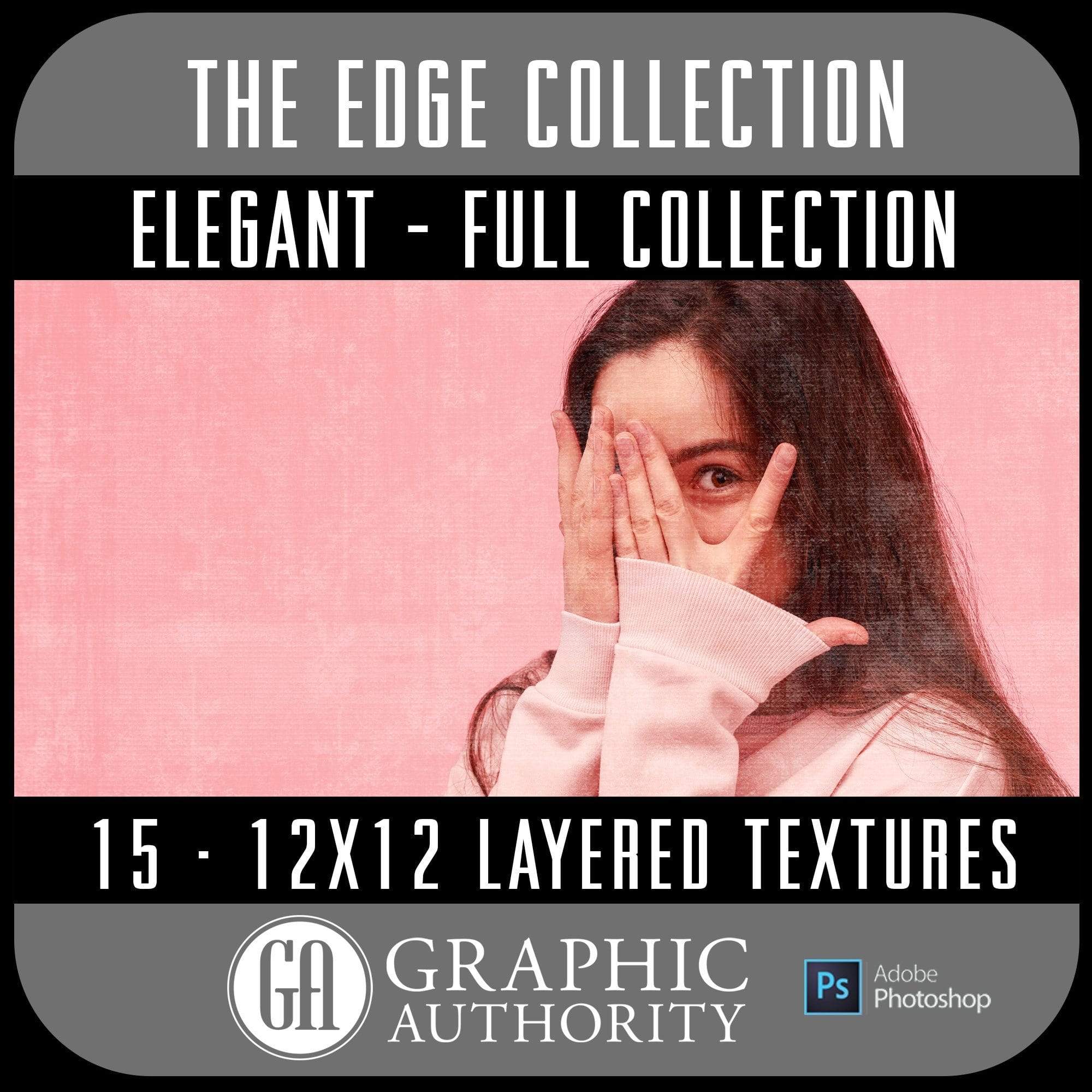 The EDGE - Elegant - Layered Textures - Full Collection-Photoshop Template - Graphic Authority