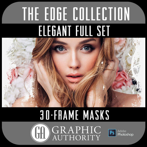 The EDGE Collection - ELEGANT - Full Collection - Frames-Photoshop Template - Graphic Authority
