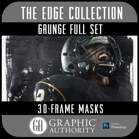 The EDGE Collection - GRUNGE - Full Collection - Frames-Photoshop Template - Graphic Authority